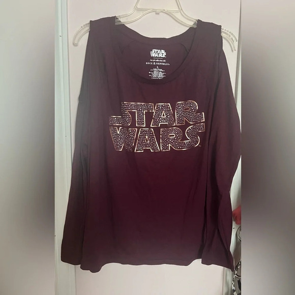 LL35 Rock & rebuild long sleeve with shoulder cut outs starwars - Picture 1 of 4